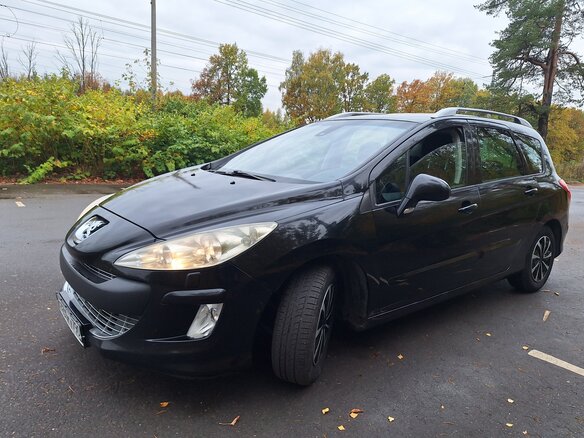 2009 Peugeot 308 I, чёрный