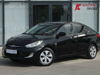 2012 Hyundai Solaris I, чёрный, 790000 рублей, вид 1