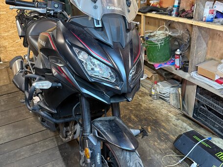 2017 Kawasaki Versys 1000, чёрный, 950000 рублей, вид 1