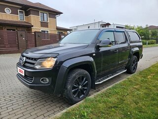 2013 Volkswagen Amarok Double Cab full-time I, чёрный, 1545000 рублей, вид 1