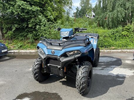 2026 Polaris Sportsman 450, голубой, 604900 рублей, вид 1