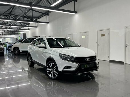 2018 Lada (ВАЗ) Vesta SW Cross I, белый, 970000 рублей, вид 5