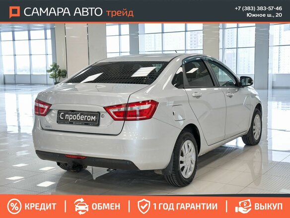 2016 Lada (ВАЗ) Vesta I, серебристый - вид 1