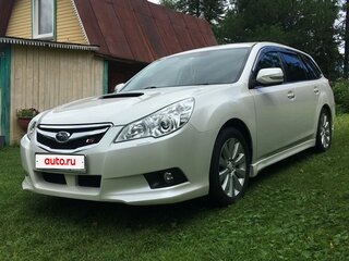 2011 Subaru Legacy tS V, белый, 1600000 рублей, вид 3