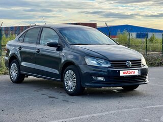 2018 Volkswagen Polo V Рестайлинг, серый, 690000 рублей, вид 2