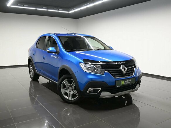 2019 Renault Logan Stepway II Рестайлинг, синий, 1020000 рублей - вид 4