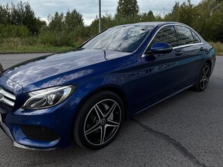 2017 Mercedes-Benz C-Класс 200 IV (W205), синий, 2350000 рублей, вид 4
