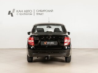 2021 Lada (ВАЗ) Granta I Рестайлинг, чёрный, 672100 рублей, вид 4