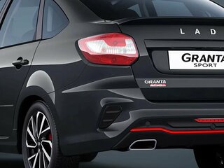 2026 Lada (ВАЗ) Granta Sport I Рестайлинг, чёрный, 1627000 рублей, вид 4