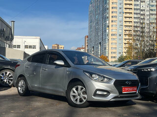 2018 Hyundai Solaris II, серебристый, 1249000 рублей, вид 1
