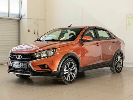 2018 Lada (ВАЗ) Vesta I, оранжевый, 950000 рублей, вид 3