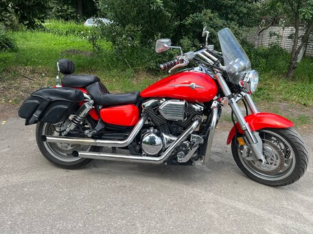 2005 Kawasaki VN1600 Vulcan, красный, 600000 рублей, вид 4