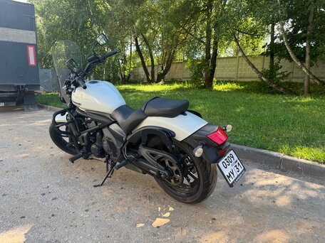 2015 Kawasaki EN650 Vulcan S, белый, 625000 рублей, вид 4