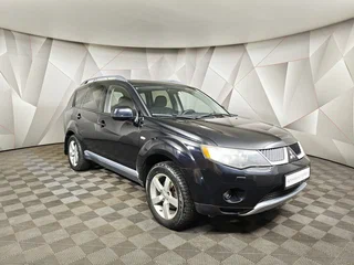 2008 Mitsubishi Outlander II, чёрный, 589000 рублей, вид 3