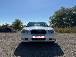 2006 Hyundai Sonata ТагАЗ IV (EF) Рестайлинг, белый, 720000 рублей, вид 2