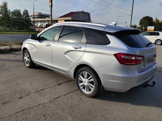 2018 Lada (ВАЗ) Vesta SW I, серебристый, 1150000 рублей, вид 5