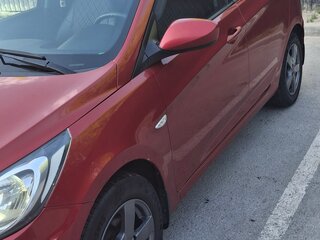 2012 Hyundai Solaris I, красный, 580000 рублей, вид 4