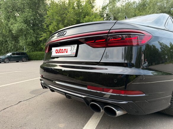 2023 Audi S8 IV (D5) Рестайлинг, чёрный - вид 8