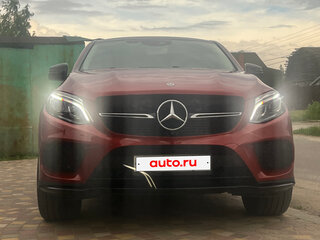 2017 Mercedes-Benz GLE Coupe 350 d I (C292), красный, 4350000 рублей, вид 3