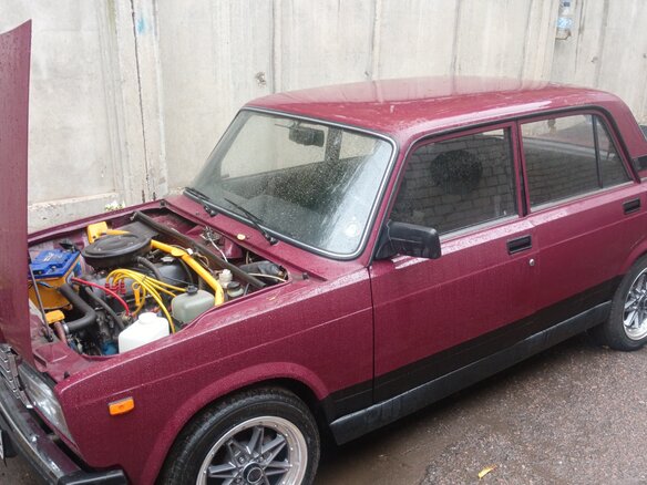 2002 Lada (ВАЗ) 2107, пурпурный - вид 20