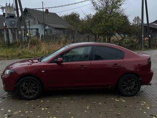 2008 Mazda 3 I (BK) Рестайлинг, красный, 620000 рублей, вид 4