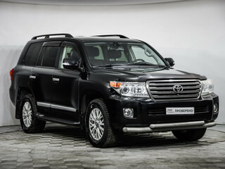 2013 Toyota Land Cruiser 200 Series Рестайлинг 1, чёрный, 2586000 рублей, вид 3