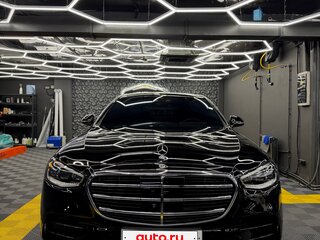 2021 Mercedes-Benz S-Класс 500 4MATIC VII (W223), чёрный, 9600000 рублей, вид 2