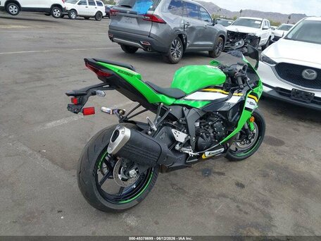 2025 Kawasaki ZX-6R Ninja, зелёный, 886498 рублей, вид 2