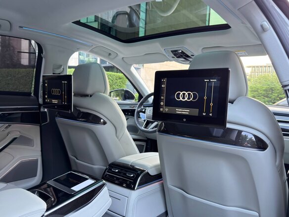 2025 Audi S8 IV (D5) Рестайлинг, серый - вид 34