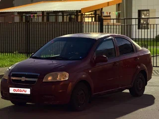 2007 Chevrolet Aveo I Рестайлинг, красный, 140000 рублей, вид 1
