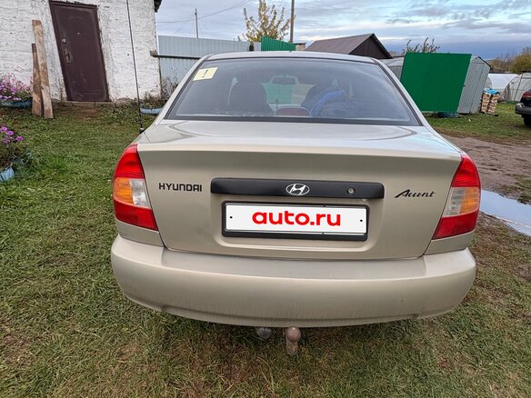 2008 Hyundai Accent ТагАЗ II, бежевый, 330000 рублей - вид 2
