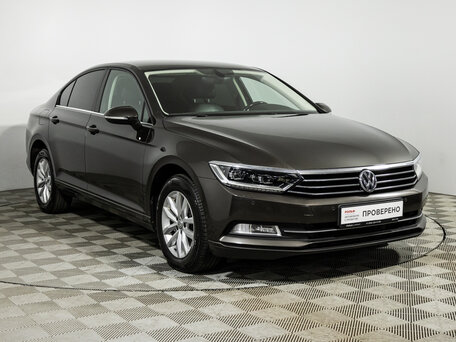 2016 Volkswagen Passat B8, коричневый, 1839700 рублей, вид 3