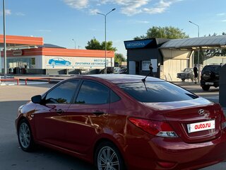 2014 Hyundai Solaris I, пурпурный, 675000 рублей, вид 5