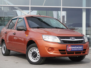 2014 Lada (ВАЗ) Granta I, оранжевый, 330000 рублей, вид 3