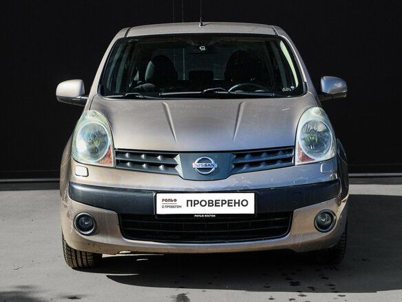 2007 Nissan Note I, бежевый - вид 1