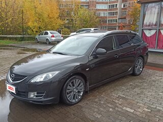 2008 Mazda 6 II (GH), чёрный, 675000 рублей, вид 3