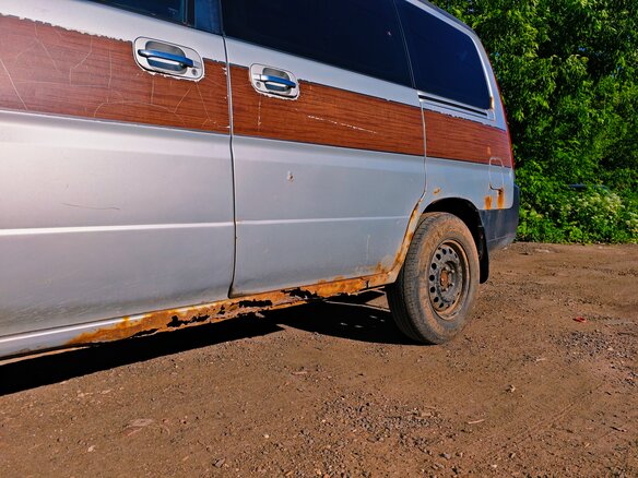 1998 Honda Stepwgn I, серый, 300000 рублей - вид 5