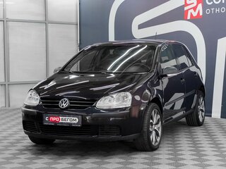 2006 Volkswagen Golf V, чёрный, 589900 рублей, вид 3
