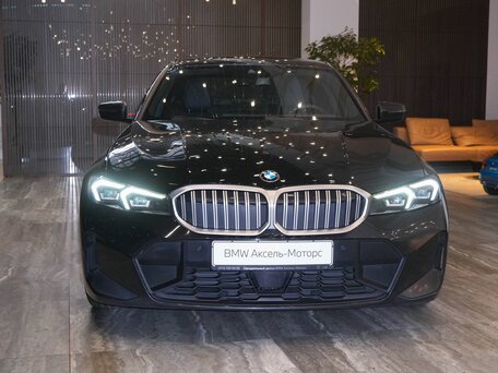2023 BMW 3 серии 330d xDrive VII (G2x) Рестайлинг, чёрный, 7560000 рублей, вид 2