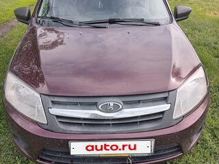 2015 Lada (ВАЗ) Granta I, красный, 420000 рублей, вид 2