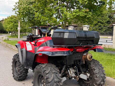 2013 Suzuki KingQuad 750, красный, 900000 рублей, вид 2