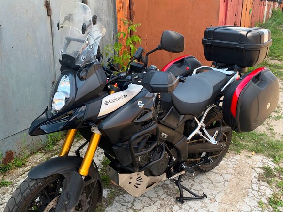 2014 Suzuki V-Strom 1000, чёрный, 820000 рублей - вид 12