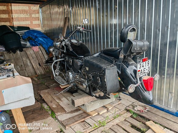 2007 Yamaha XVS1100, чёрный, 450000 рублей - вид 5