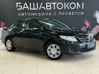 2012 Toyota Corolla X (E140, E150) Рестайлинг, чёрный, 1000000 рублей, вид 3