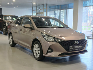 2020 Hyundai Solaris II Рестайлинг, коричневый, 1320000 рублей, вид 3