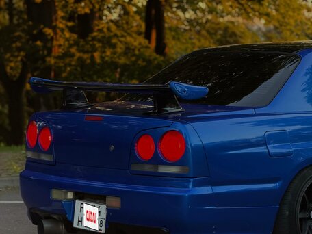 1998 Nissan Skyline X (R34), синий, 1200000 рублей, вид 4