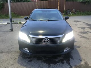 2012 Toyota Camry VII (XV50), чёрный, 1400000 рублей, вид 4