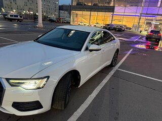 2020 Audi A6 45 TFSI V (C8), белый, 2900000 рублей, вид 2
