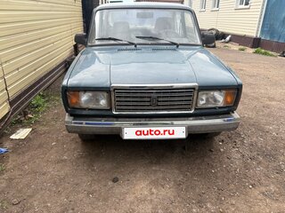 2005 Lada (ВАЗ) 2107, синий, 75000 рублей, вид 1
