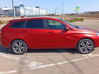 2018 Lada (ВАЗ) Vesta SW I, красный, 880000 рублей, вид 3